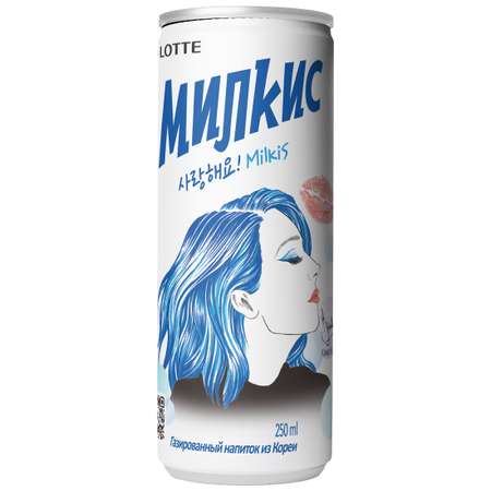 Напиток безалкогольный Lotte Милкис газированный 0.25л