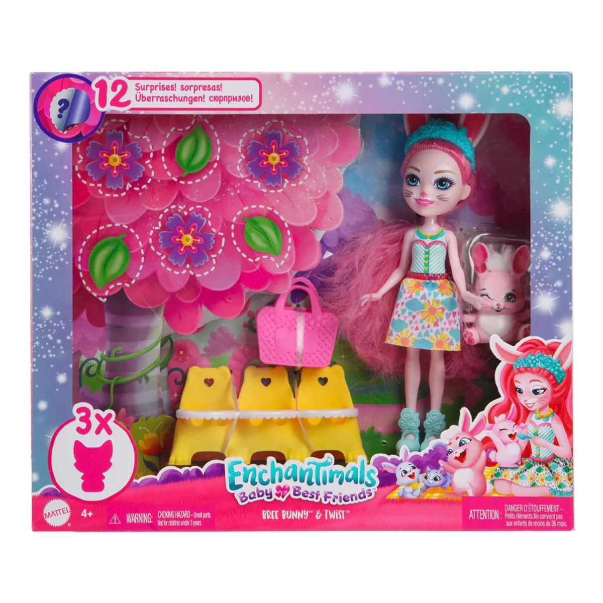 Игровой набор с куклой Enchantimals Лучшие друзья - Бри Банни HLK85 00-00019113 - фото 1