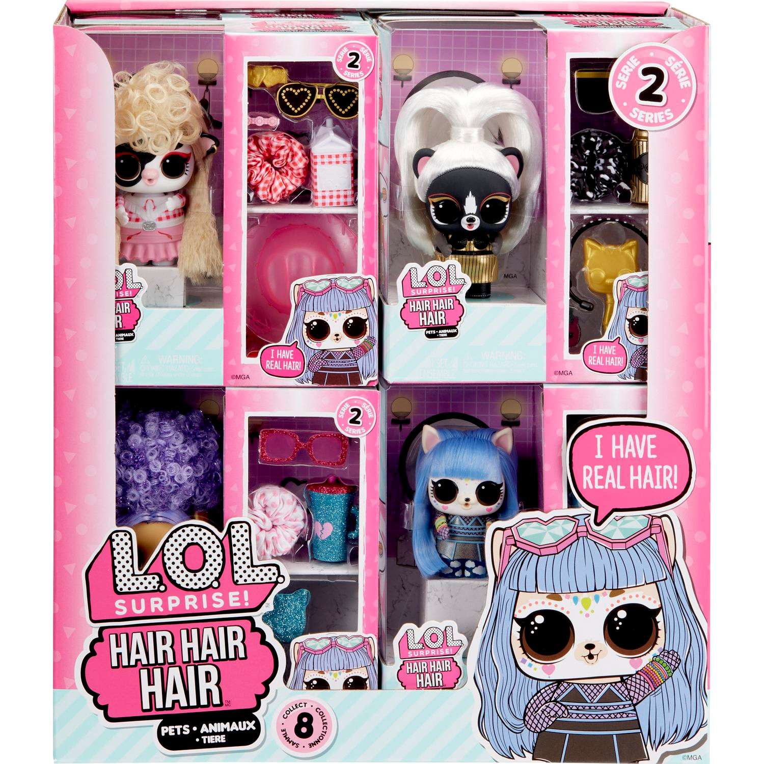 Кукла L.O.L. Surprise Hair Hair Hair Pets в ассортименте 584469EUC 584469EUC - фото 11
