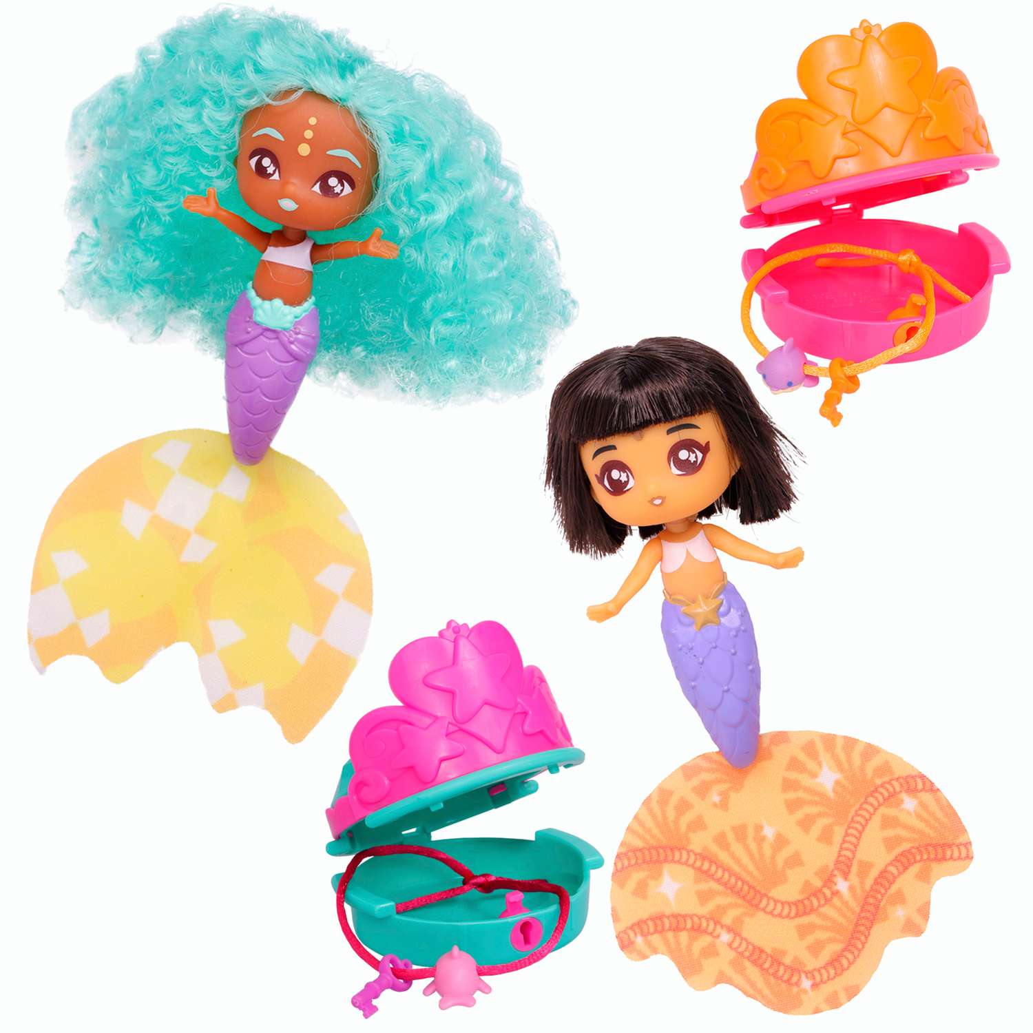 Подарочный набор 2 в 1 SEASTERS принцессы русалки Лейла и Лева куклы сюрприз EAT15700-900 EAT15700-900 - фото 1