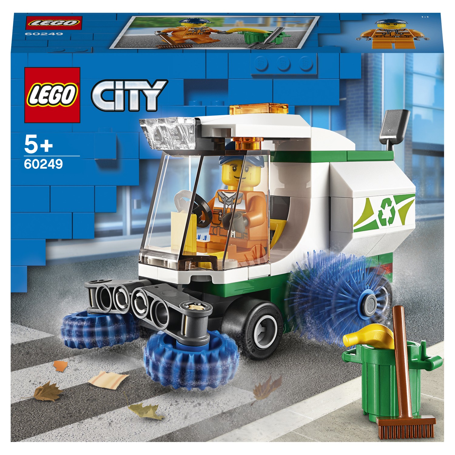 Конструктор LEGO City Great Vehicles Машина для очистки улиц 60249 купить  по цене 99 ₽ в интернет-магазине Детский мир