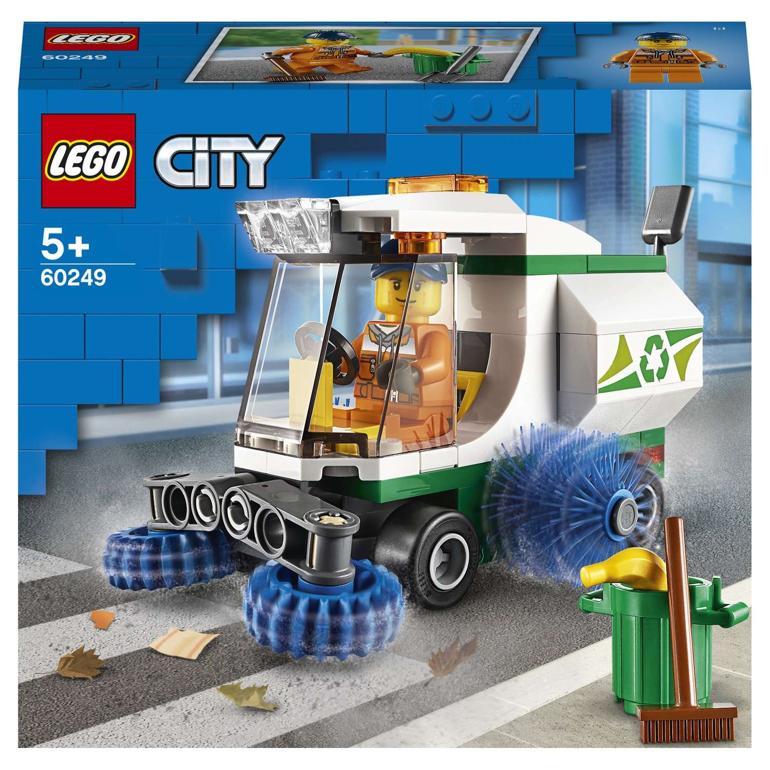 Конструктор LEGO City Great Vehicles Машина для очистки улиц 60249 - фото 2