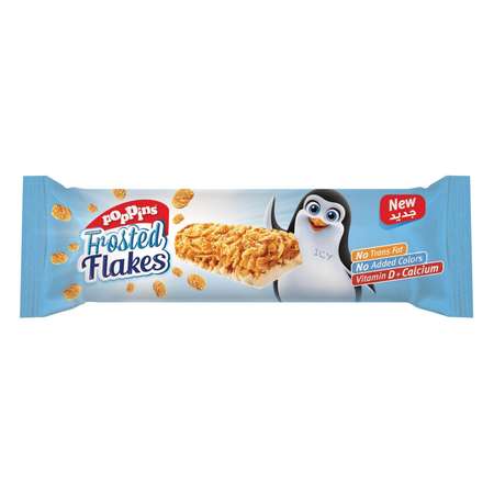 Батончик Poppins Frosted Flakes злаковый с белым шоколадом 25г с 3лет