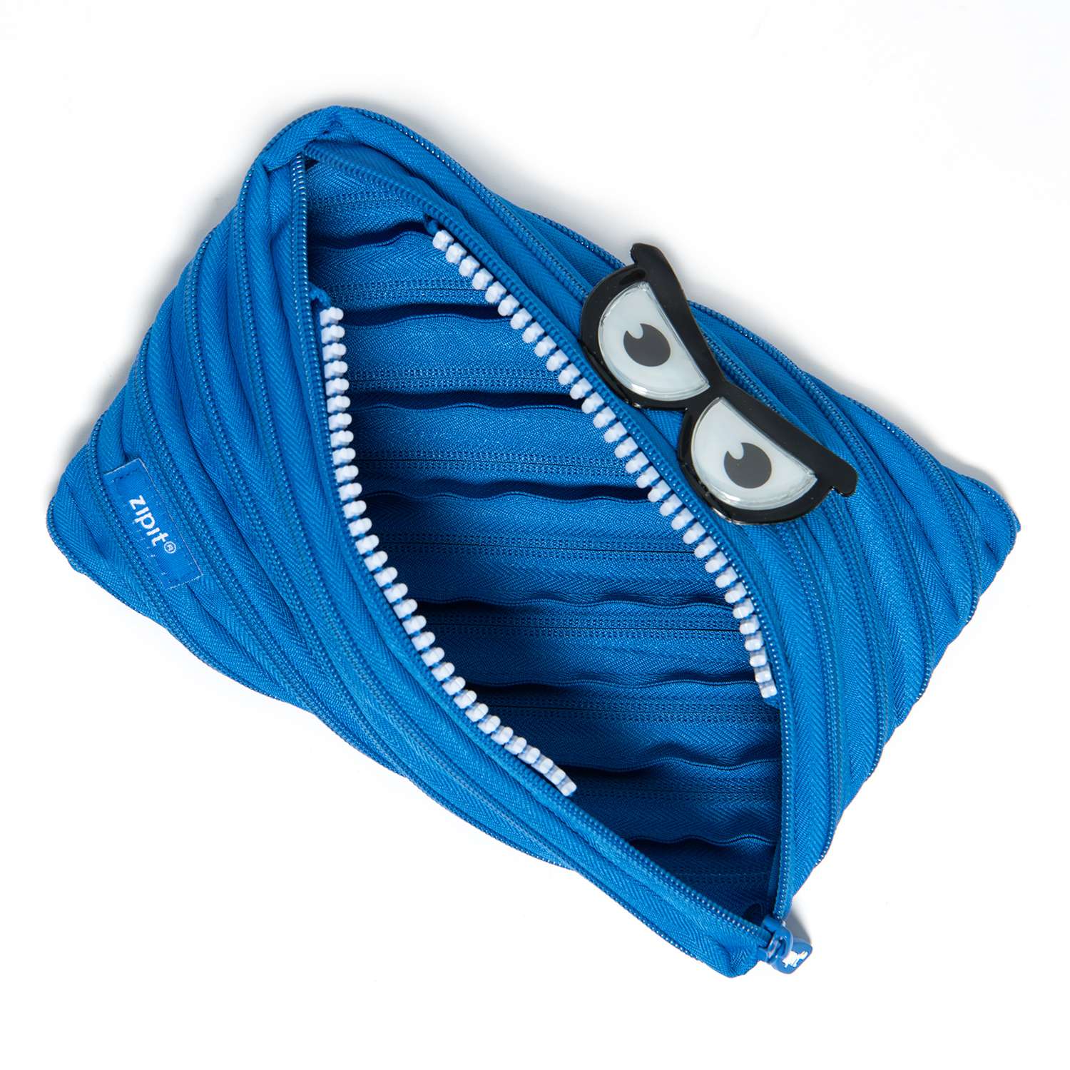 Пенал Zipit Cartoon Monster Jumbo Синий CARMJP-3 - фото 2