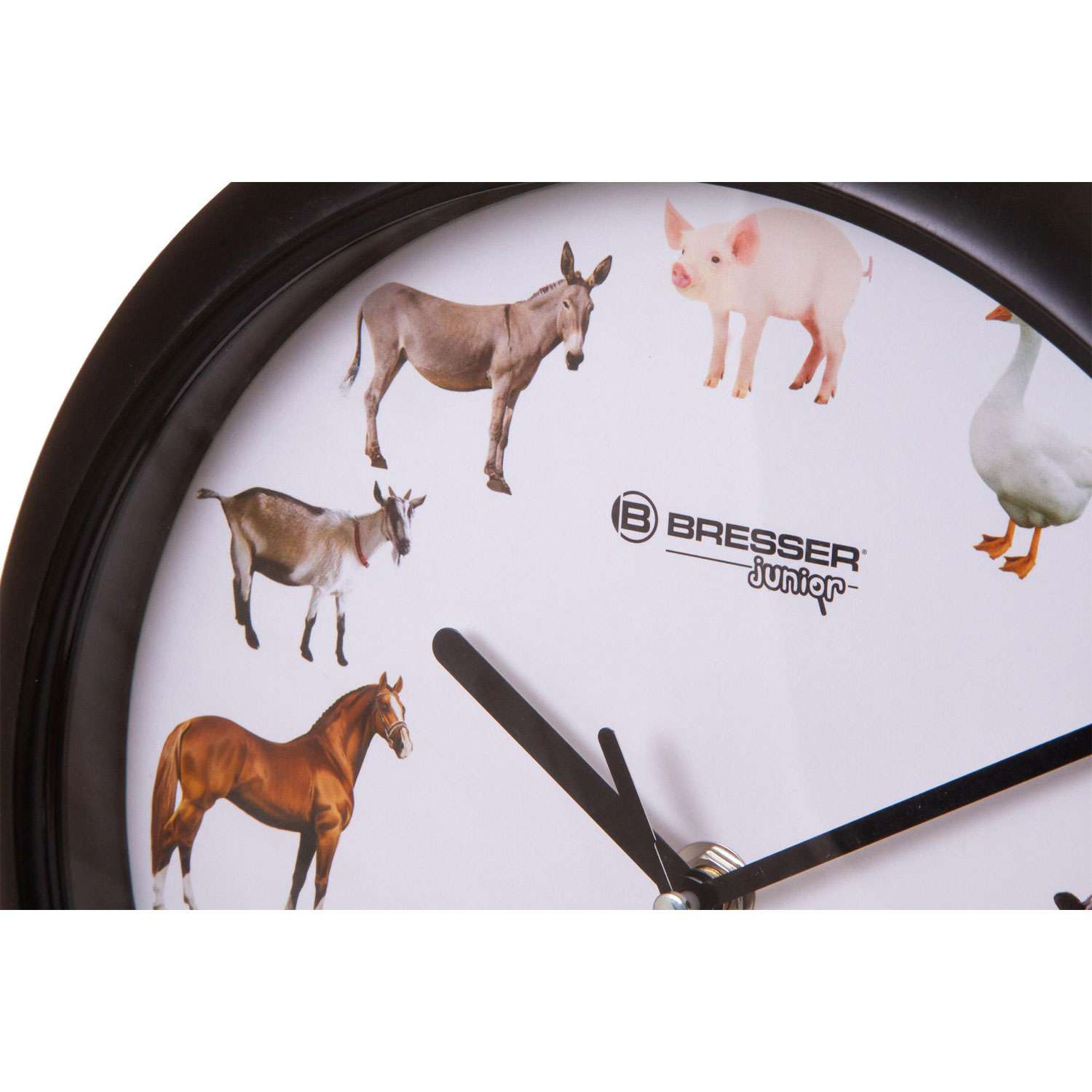 Часы настенные Bresser Junior 25 см с животными - фото 4
