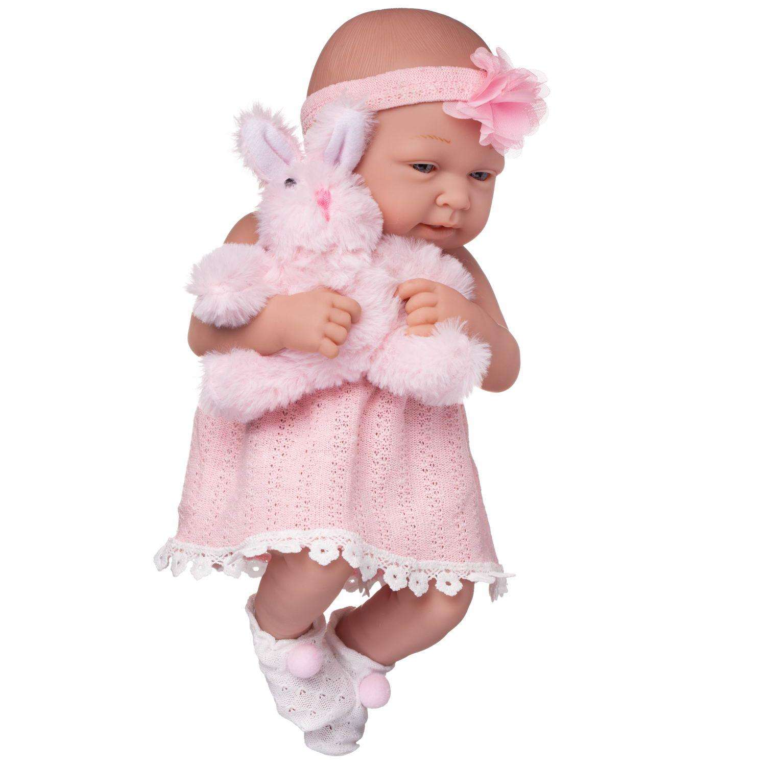 Кукла-пупс Junfa Pure Baby в белорозовом 35см WJ-22520 - фото 5