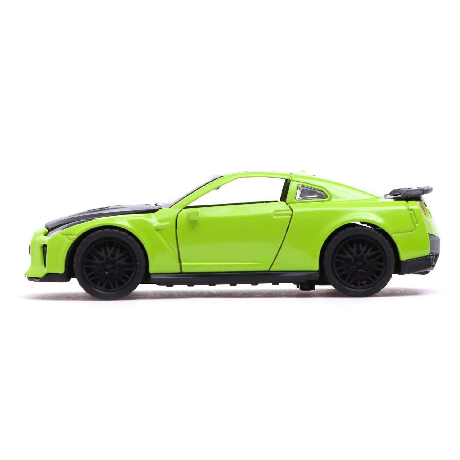 Машина Автоград металлическая «СпортКар» инерция открываются двери багажник цвет зелёный 7188626 - фото 2