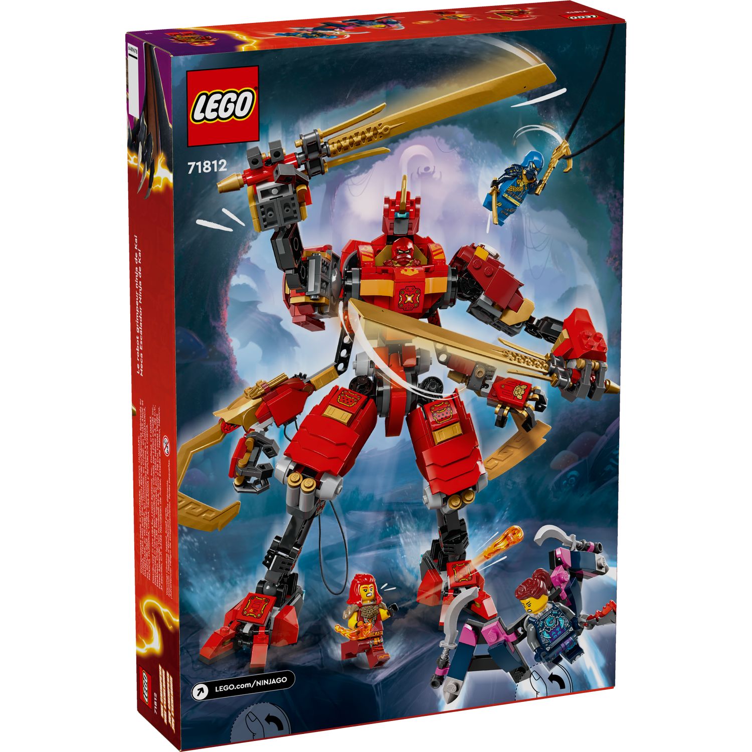 Конструктор LEGO NINJAGO 71812 Робот ниндзя-альпинист Кая