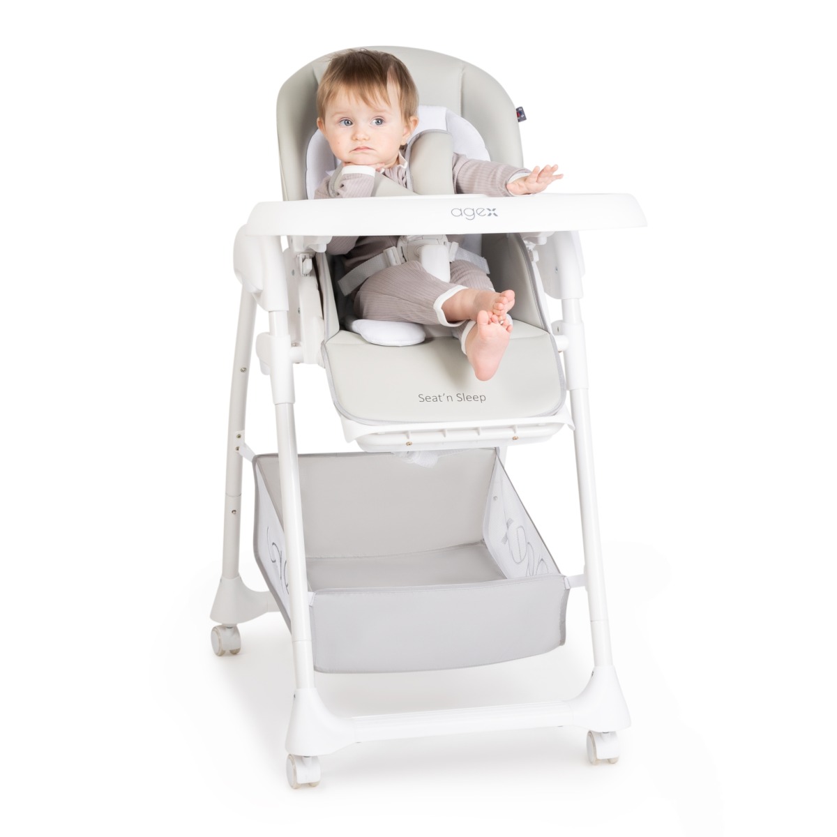 Стульчик для кормления agex Seat n Sleep классический - фото 3