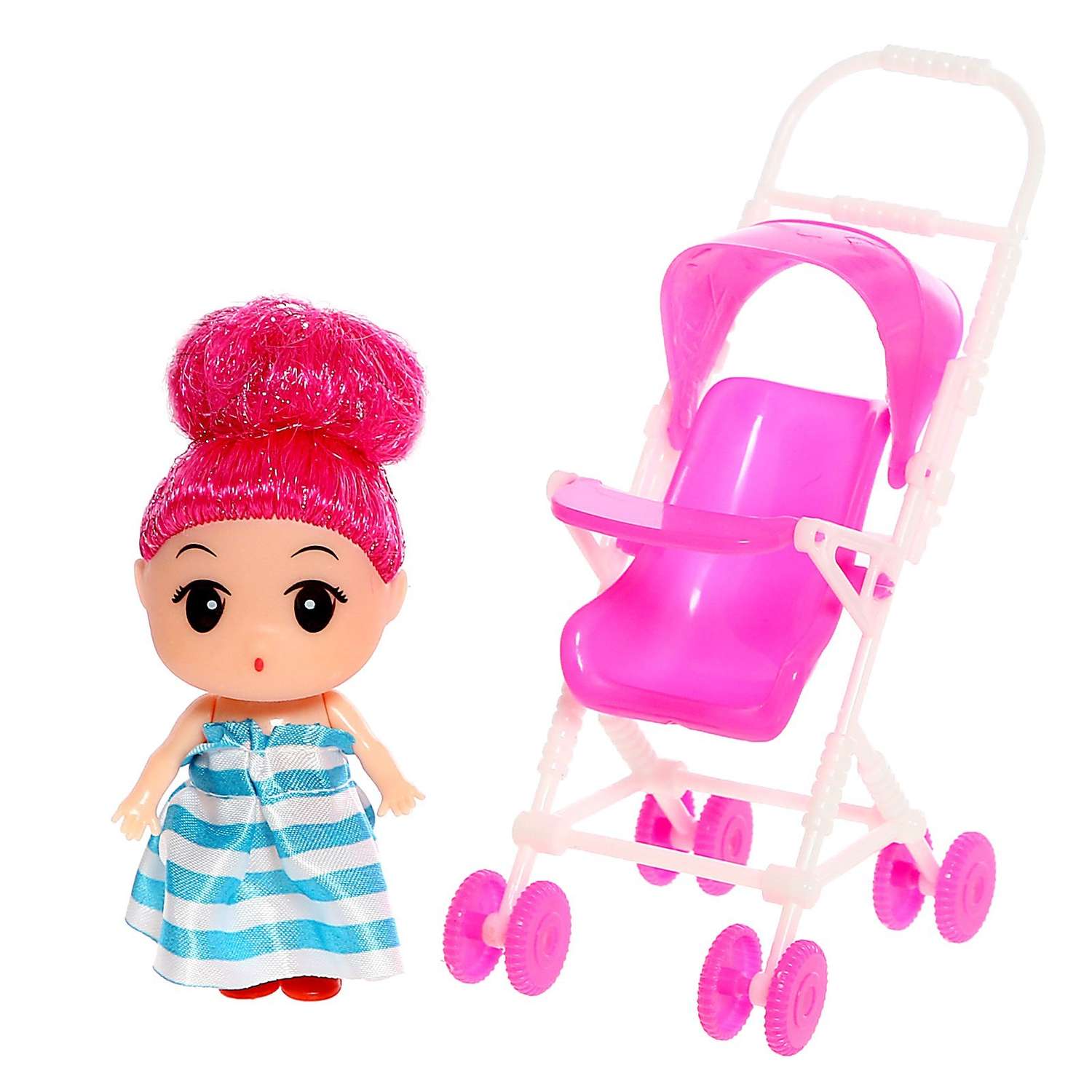 Кукла Алина с коляской в ассортименте 7644474 - фото 7