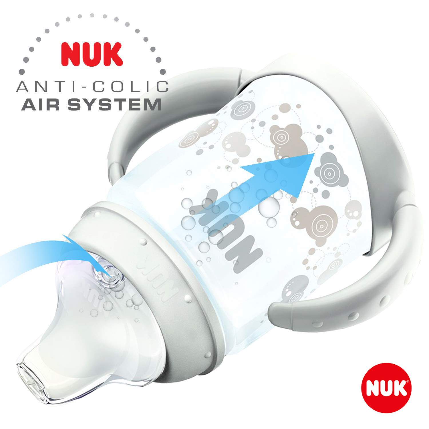 Бутылочка Nuk First Choice Дисней Дамбо обучающая 150мл - фото 4