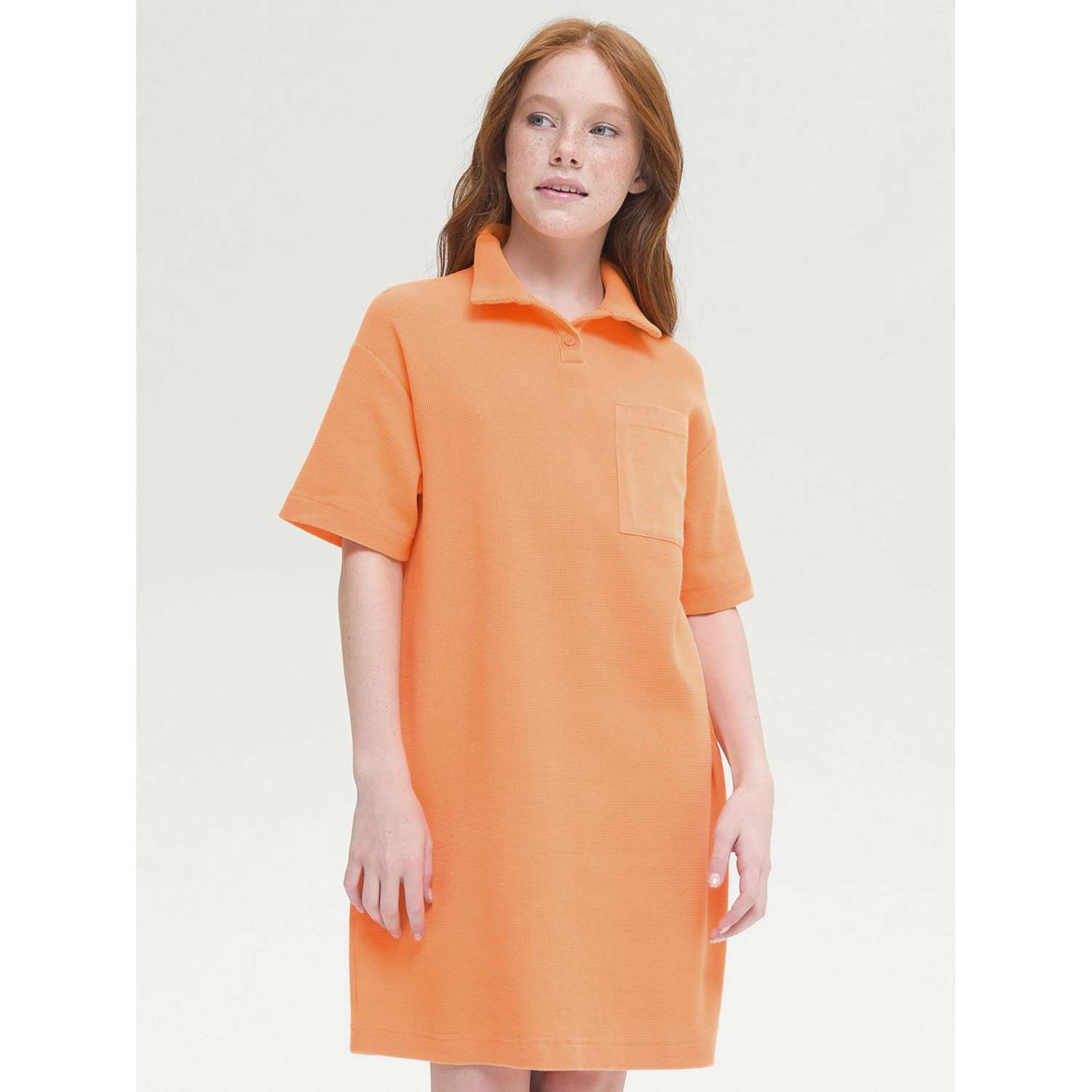 Летнее платье PELICAN GFDT4317/2/Оранжевый(31) - фото 1