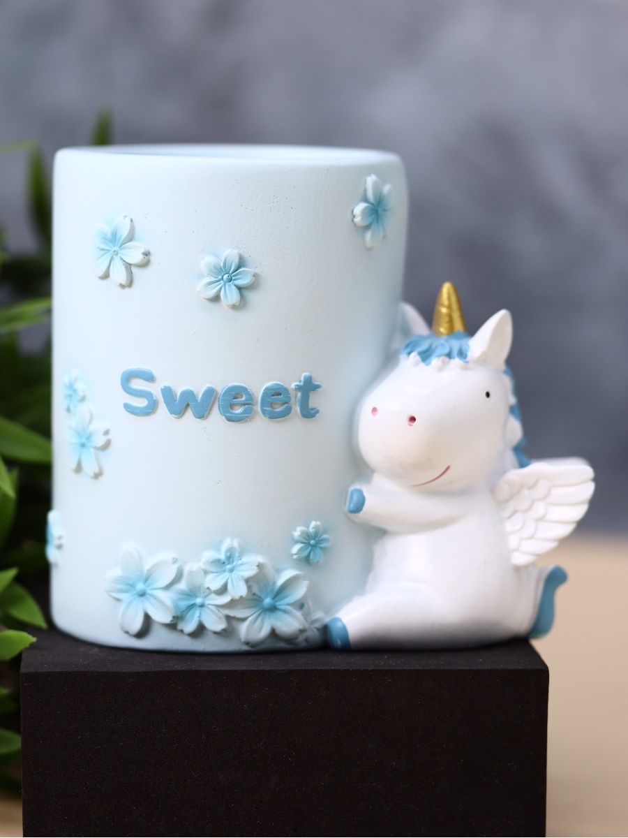 Подставка для канцелярии iLikeGift Sweet unicorn blue - фото 2