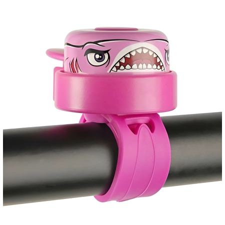 Звонок велосипедный Crazy Safety Pink Shark