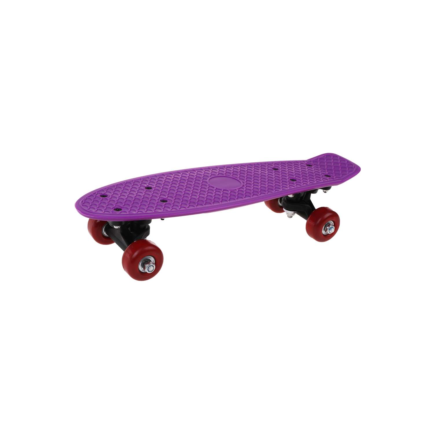 Скейтборд Наша Игрушка пенниборд 41х12 см колеса PVC крепления пластик фиолетовый - фото 4