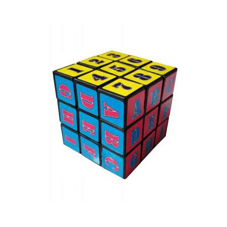 Головоломка NPOSS Кубик Рубика с буквами и цифрами