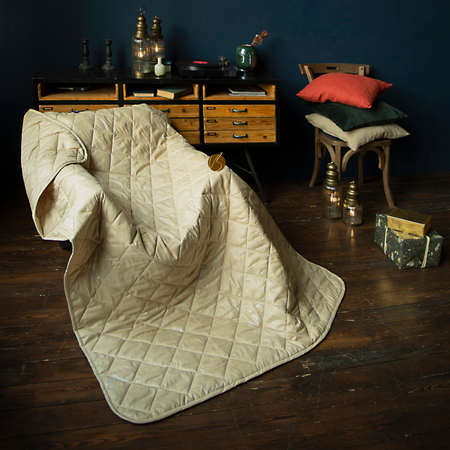 Одеяло Benalio 2 спальное Верблюд эко облегченное 172х205 см глосс-сатин