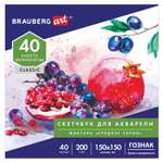 Альбом для рисования Brauberg для акварели 20 листов