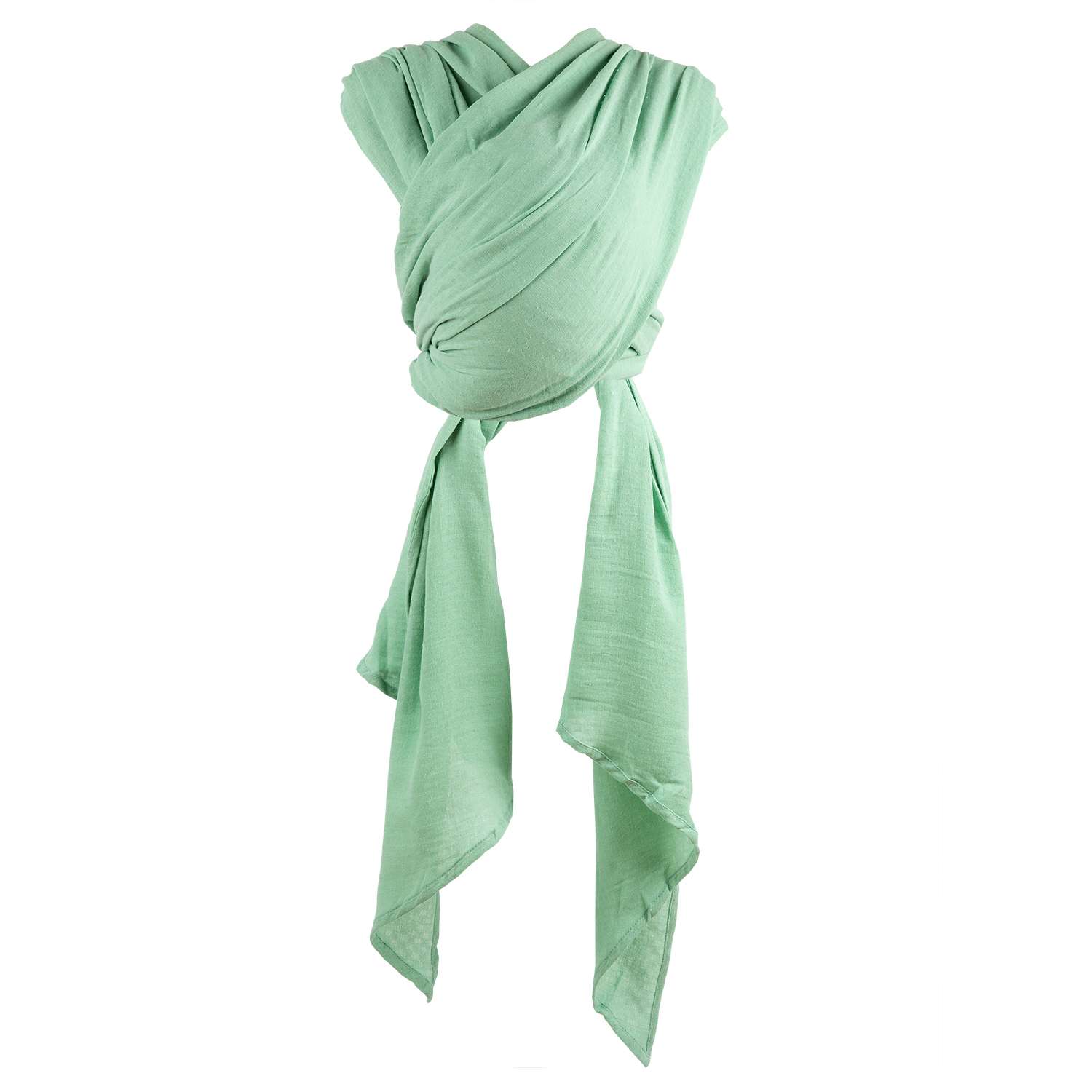 Слинг-шарф inlovery муслиновый «Muslin» цвет мятный - фото 2
