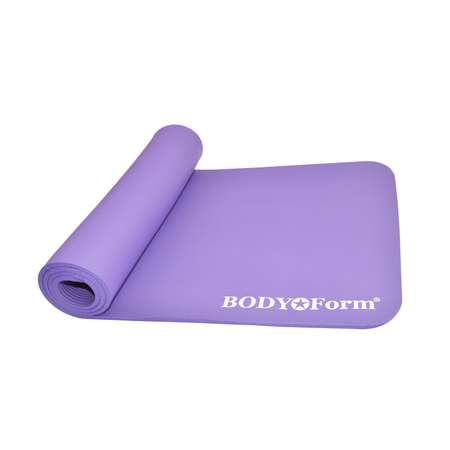 Коврик гимнастический Body Form BF-YM04 183x61x15 mm Фиолетовый