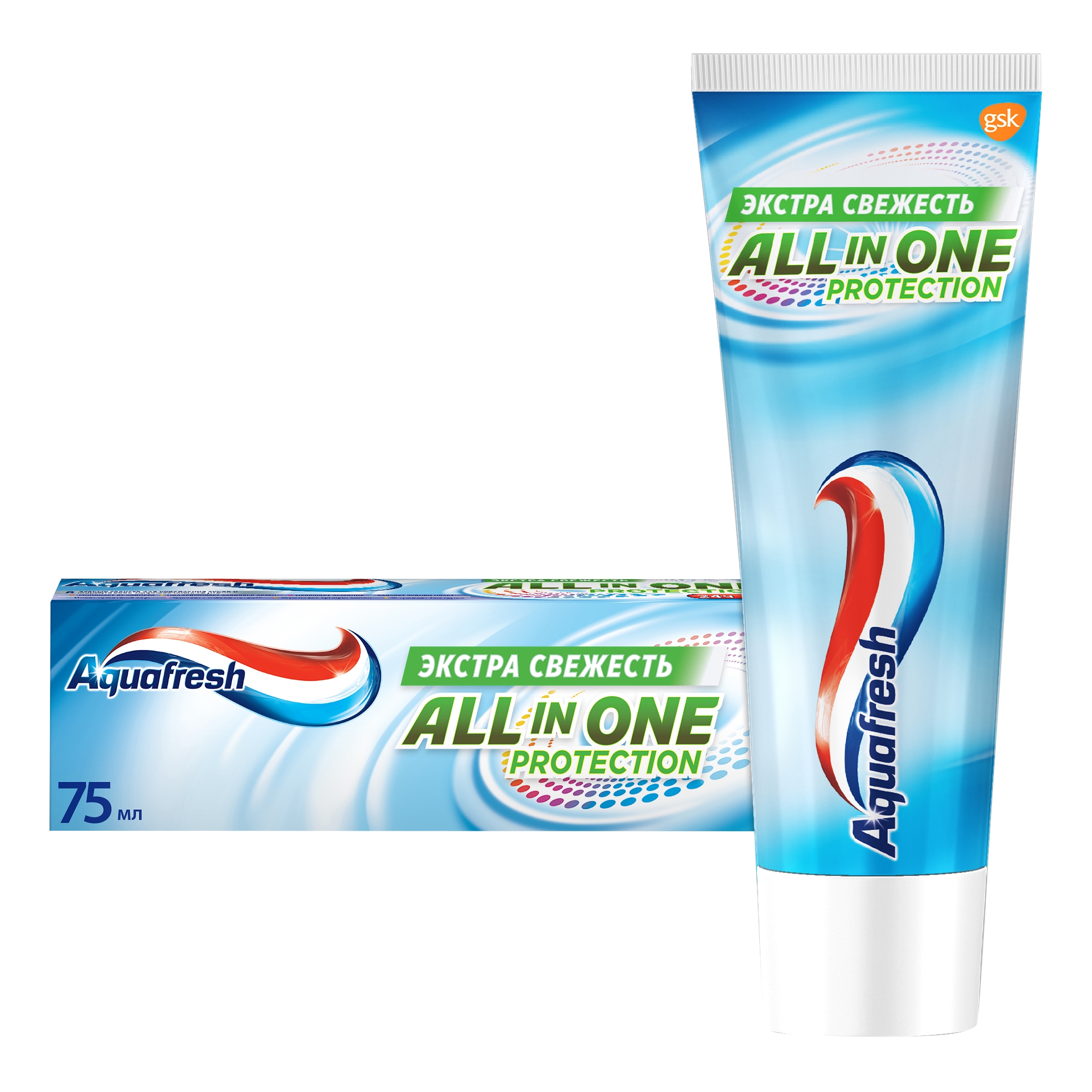 Зубная паста Aquafresh All-in-One Protection Extra Fresh 75 мл - фото 1