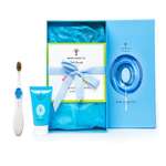 Подарочный набор Montcarotte Детская гелеообразная зубная паста Нейтральный + Зубная щетка Голубая