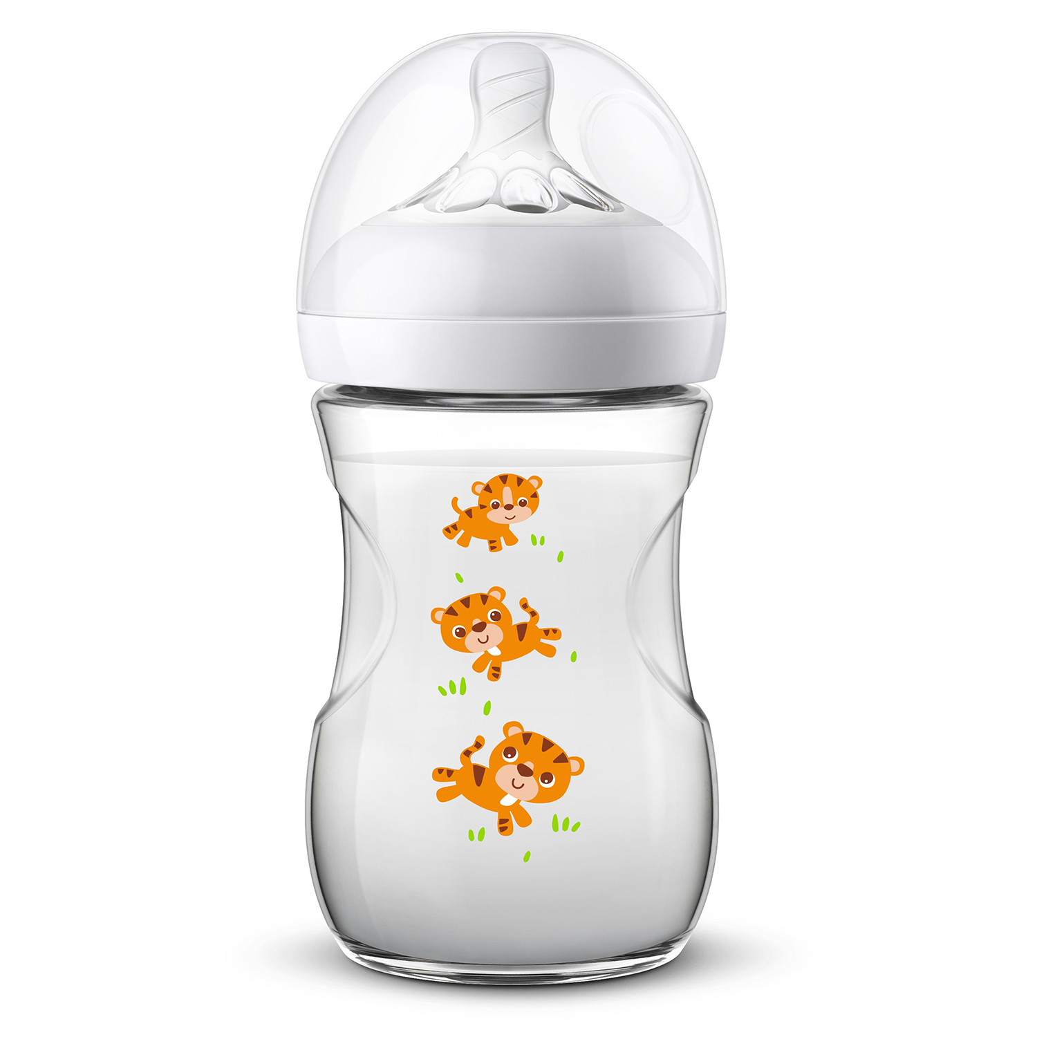 Бутылочка Philips Avent Natural2 Тигрята 260мл с 1месяца SCF070/20 - фото 4