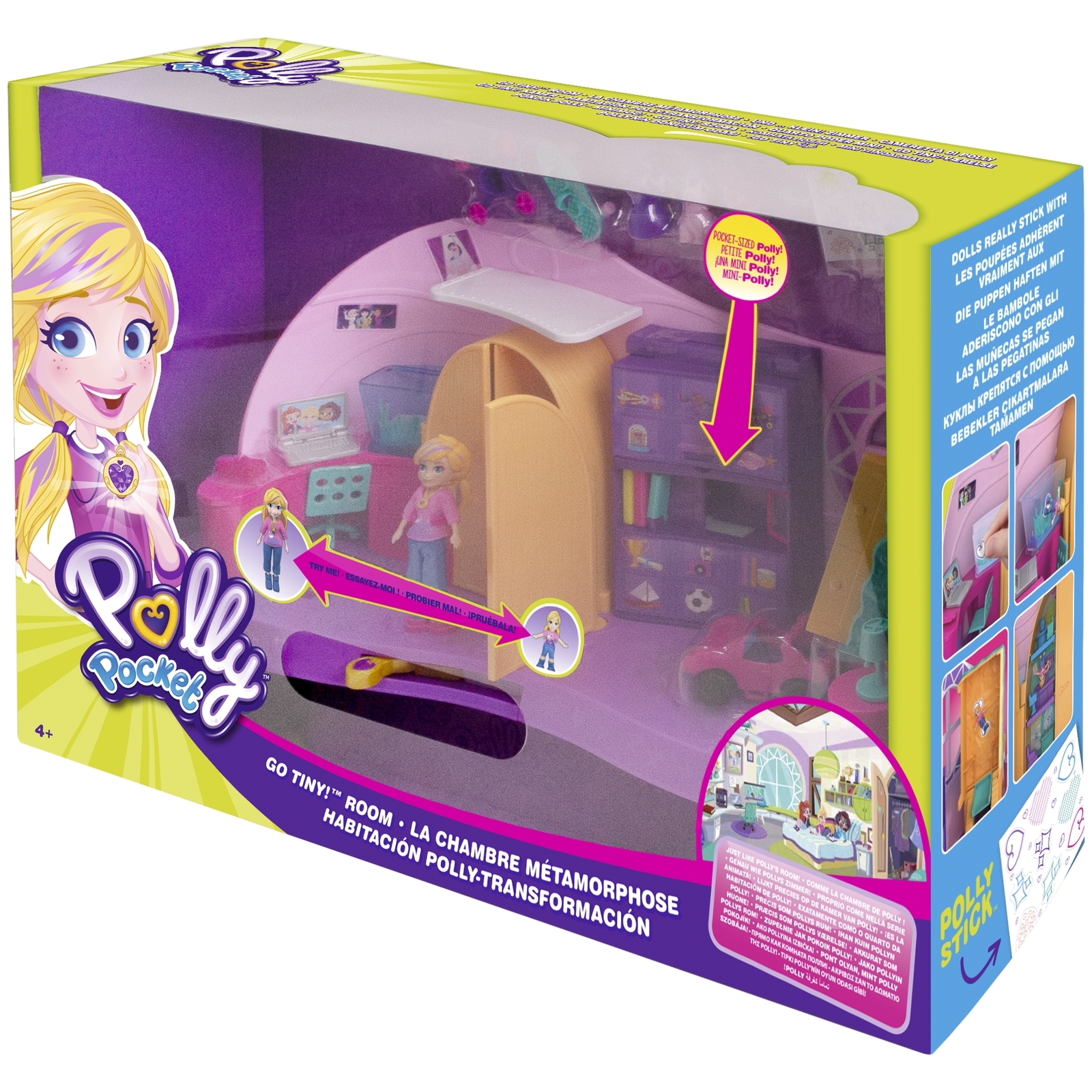 Набор игровой POLLY POCKET Go Tiny Комната FRY98 купить по цене 999 ₽ в  интернет-магазине Детский мир