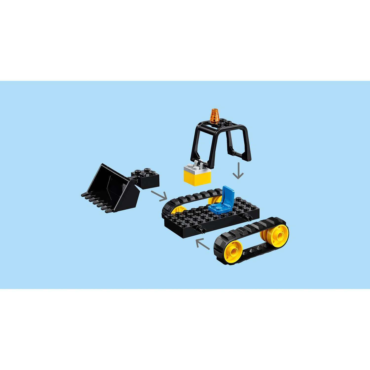 Конструктор LEGO City Great Vehicles Строительный бульдозер 60252 - фото 11