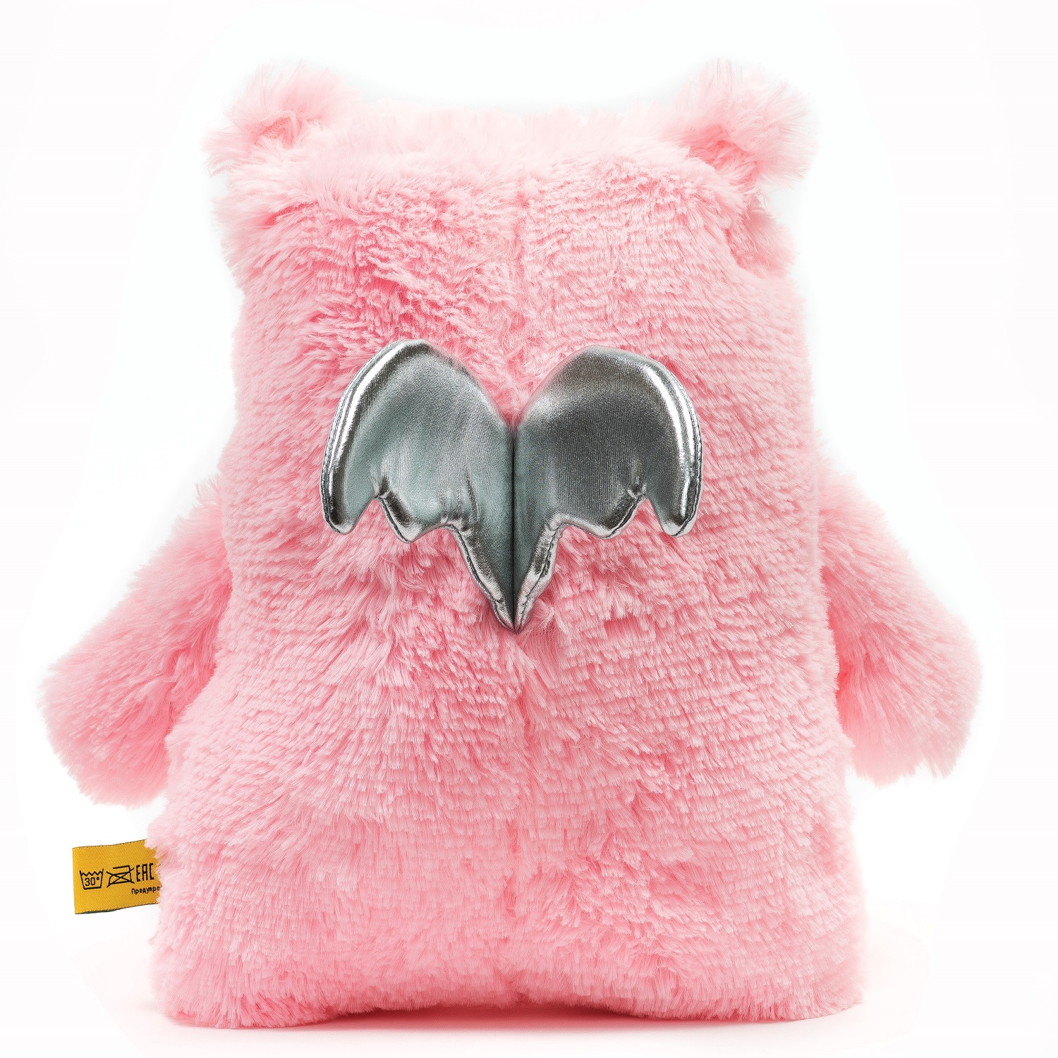 Игрушка мягконабивная Tallula Кот с крыльями Lovecat 43 см розовый - фото 4