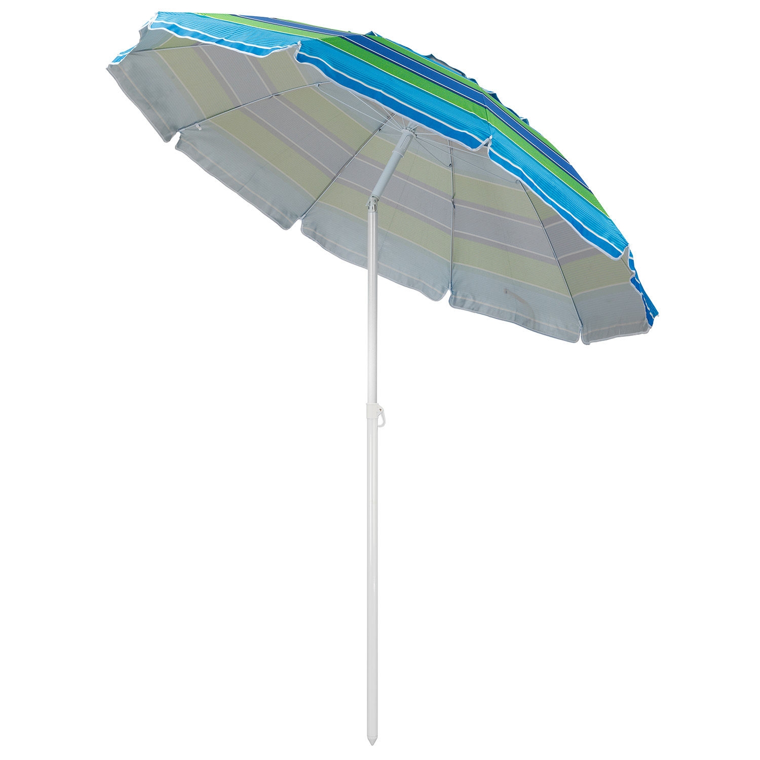 Зонт пляжный BABY STYLE солнцезащитный большой садовый с клапаном 2.2 м с наклоном Премиум Oxford - фото 3