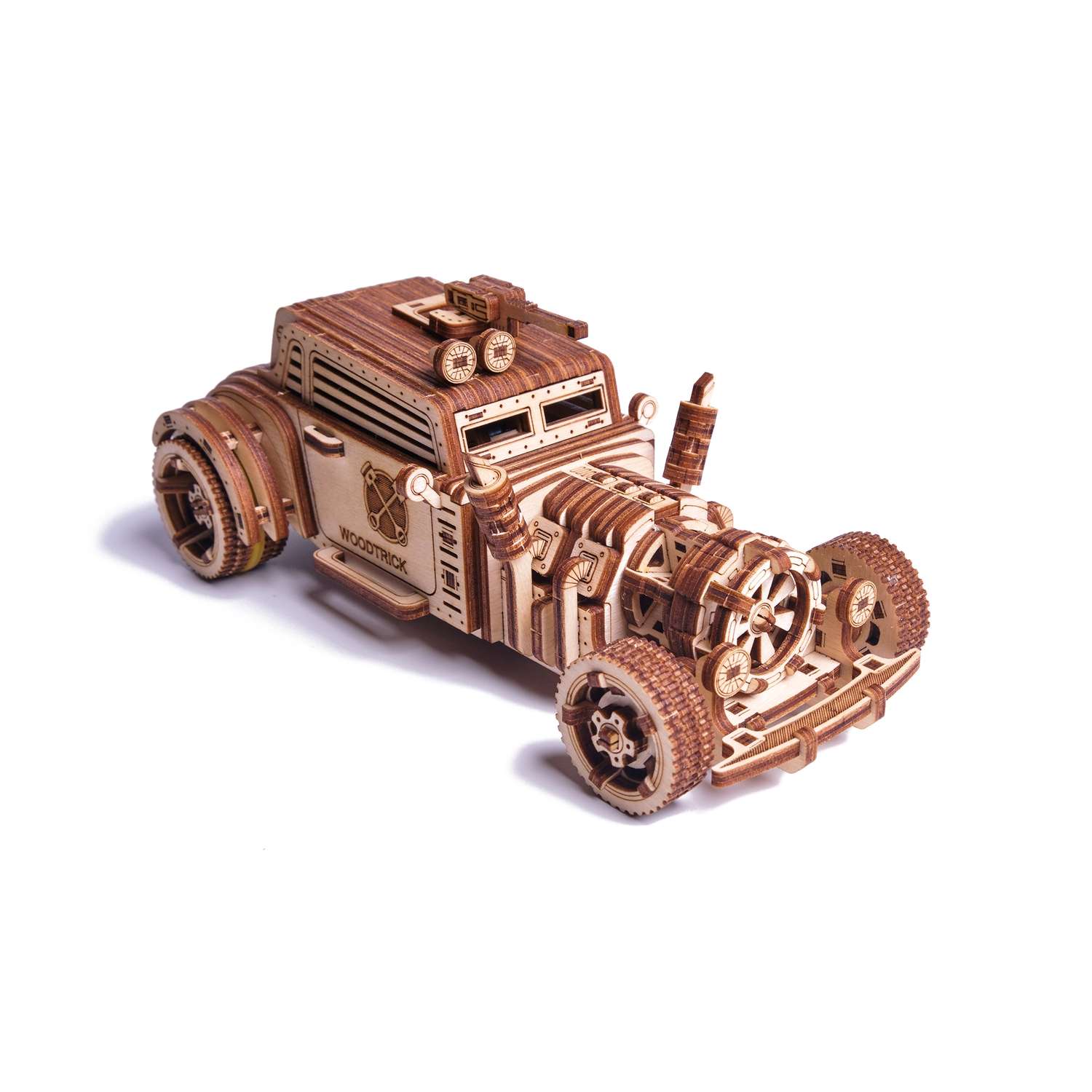 Сборная модель Wood Trick Механическая Машина Апокалипсис Родстер из дерева 1234-77 - фото 7