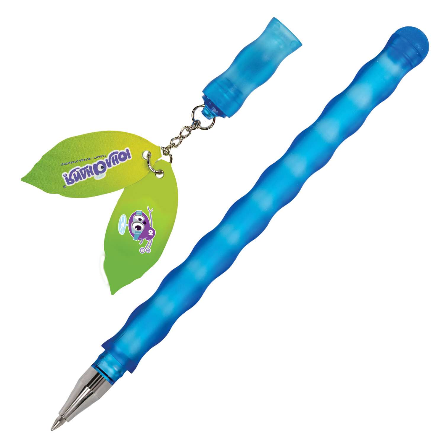 Ручки гелевые Юнландия синие стираемые 2 штуки - фото 6