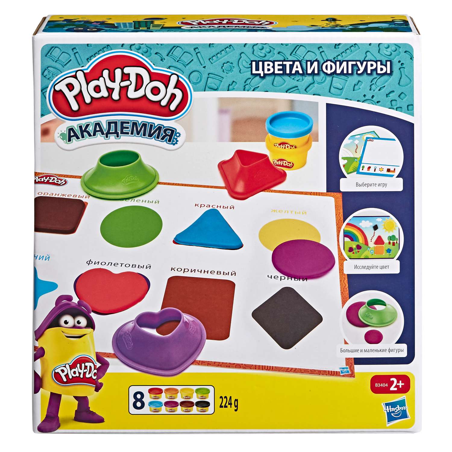 Набор Play-Doh Цвета и формы B3404E76 купить по цене 1319 ₽ в  интернет-магазине Детский мир