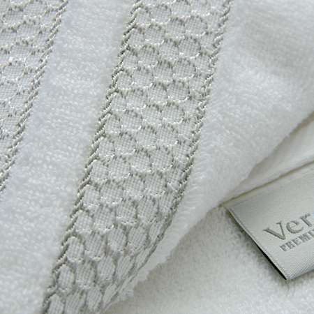 Набор полотенец Verossa Reticolo цвет Белый 2 предмета 70x140 см и 50x90 см