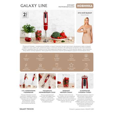 Блендер Galaxy LINE GL2137