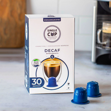 Кофе в капсулах Single Cup Coffee Decaf 30 шт.