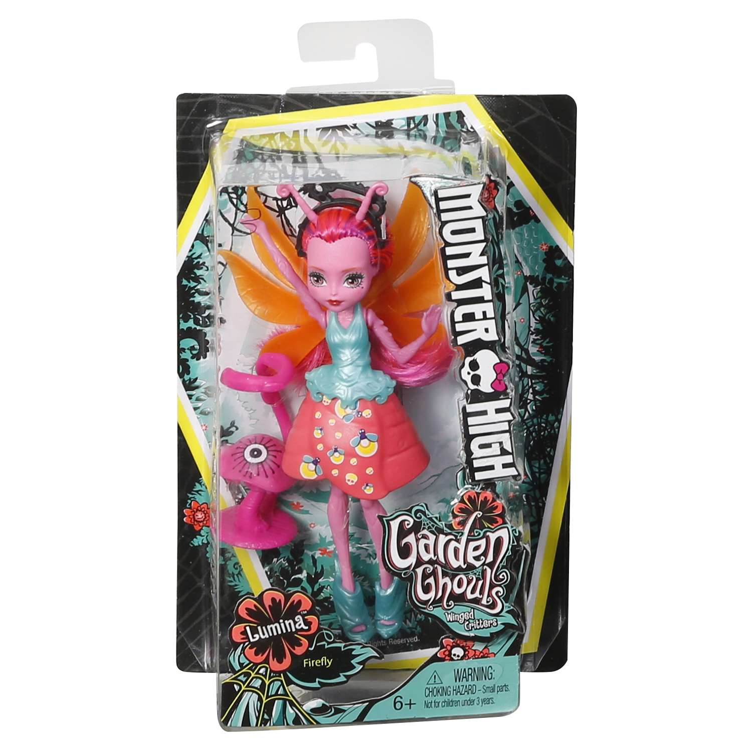 Мини-кукла Monster High Цветочные монстрики с питомцами FCV50 FCV47 - фото 2