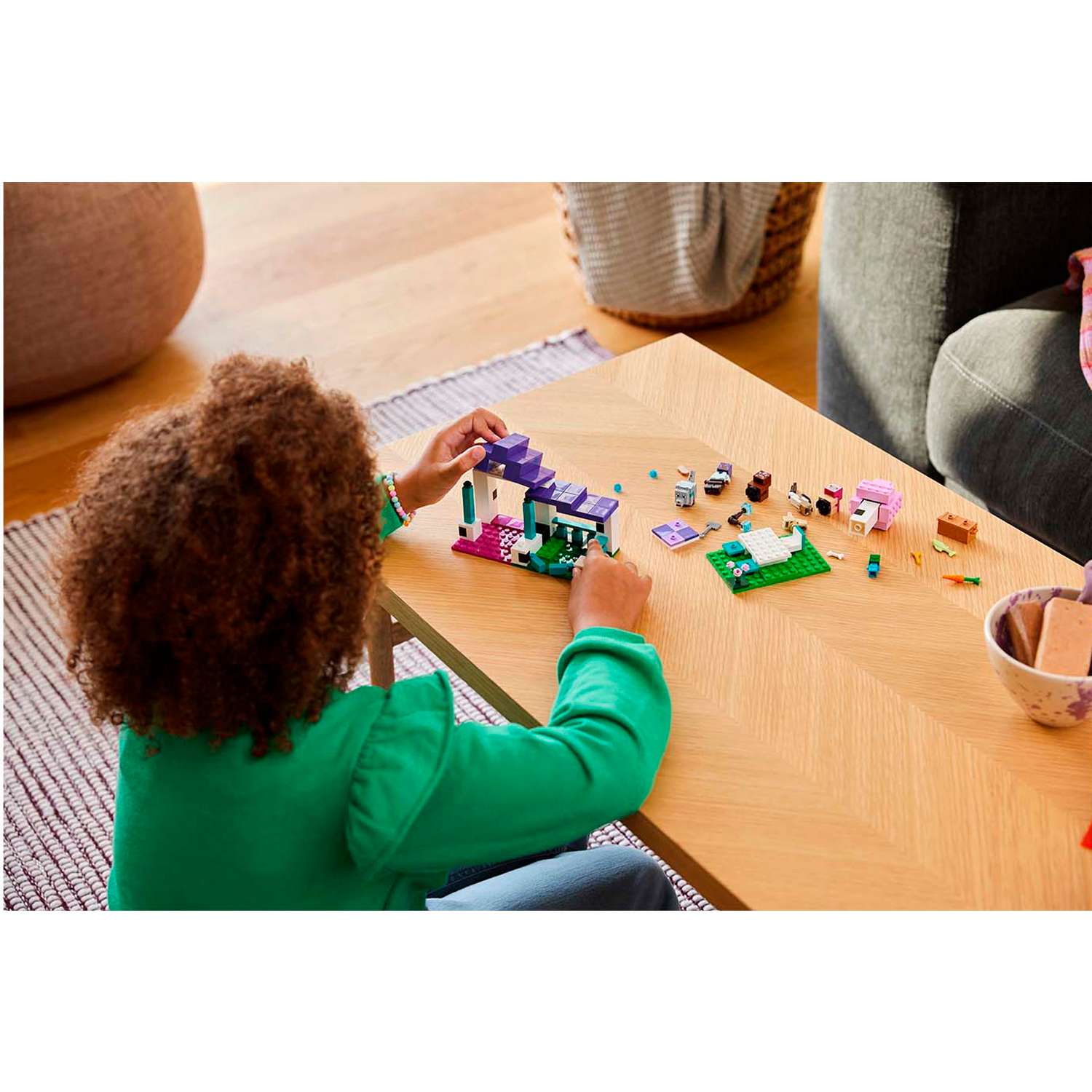Конструктор детский LEGO Minecraft Приют для животных 21253 - фото 9