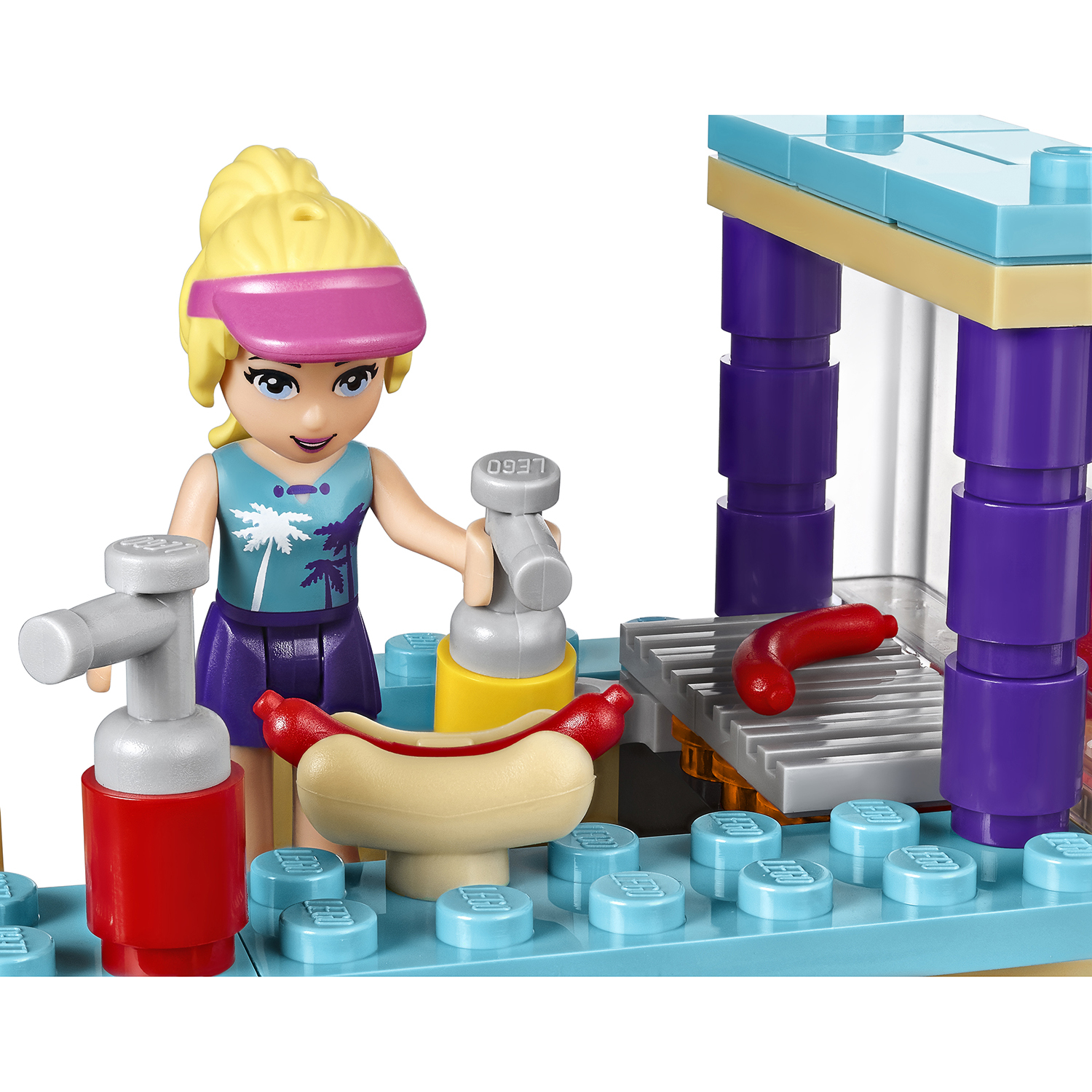 Конструктор LEGO Friends Парк развлечений: фургон с хот-догами (41129) - фото 12