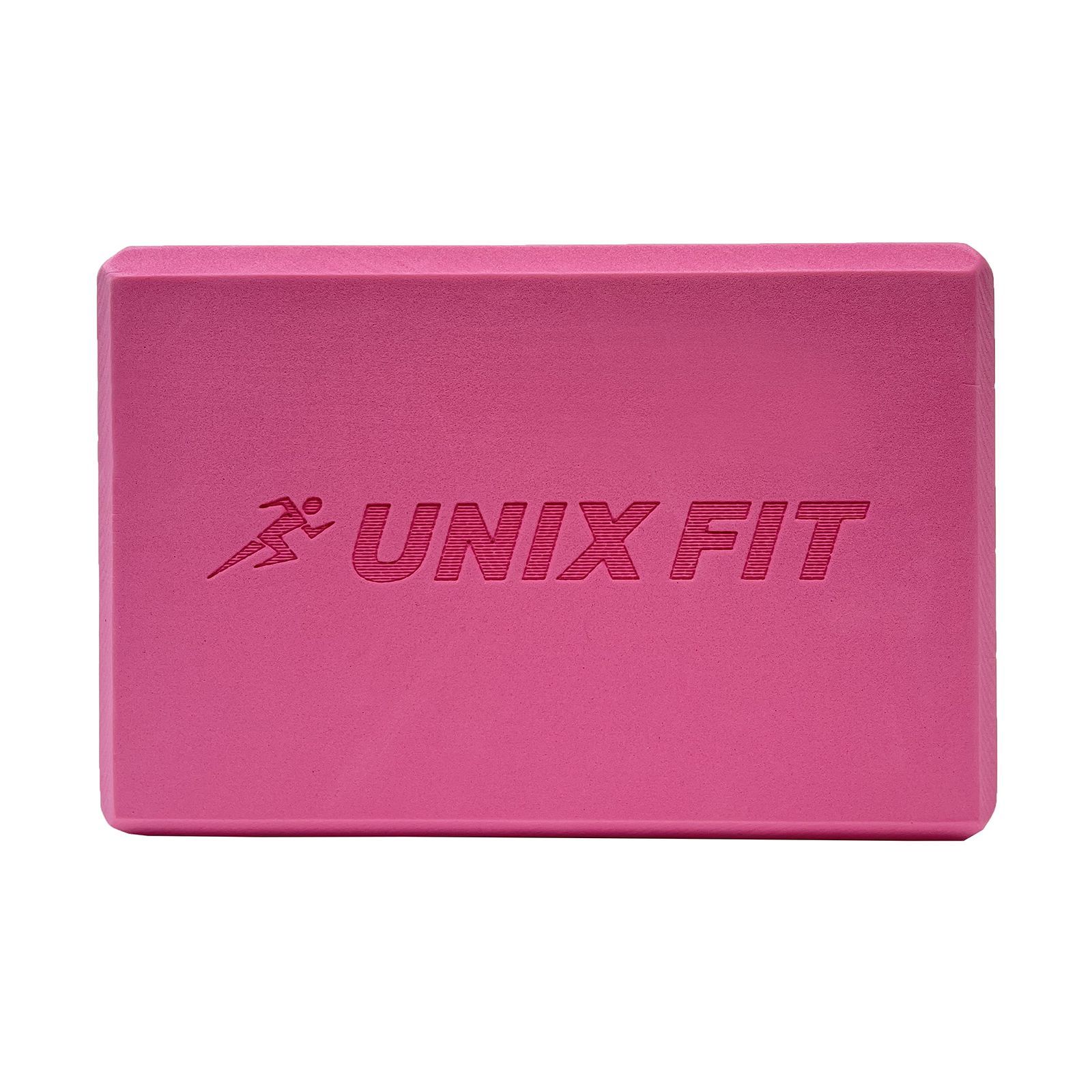 Блок для йоги и фитнеса UNIX Fit розовый, блок для пилатеса и растяжки 23 х 15 х 7 см, 2 шт. - фото 11