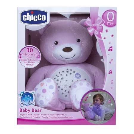 Игрушка Chicco Мишка музыкальный Розовый