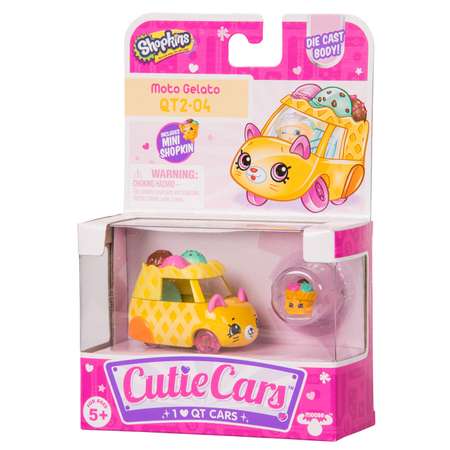 Машинка Cutie Cars с мини-фигуркой Shopkins S3 Мото-Мороженое