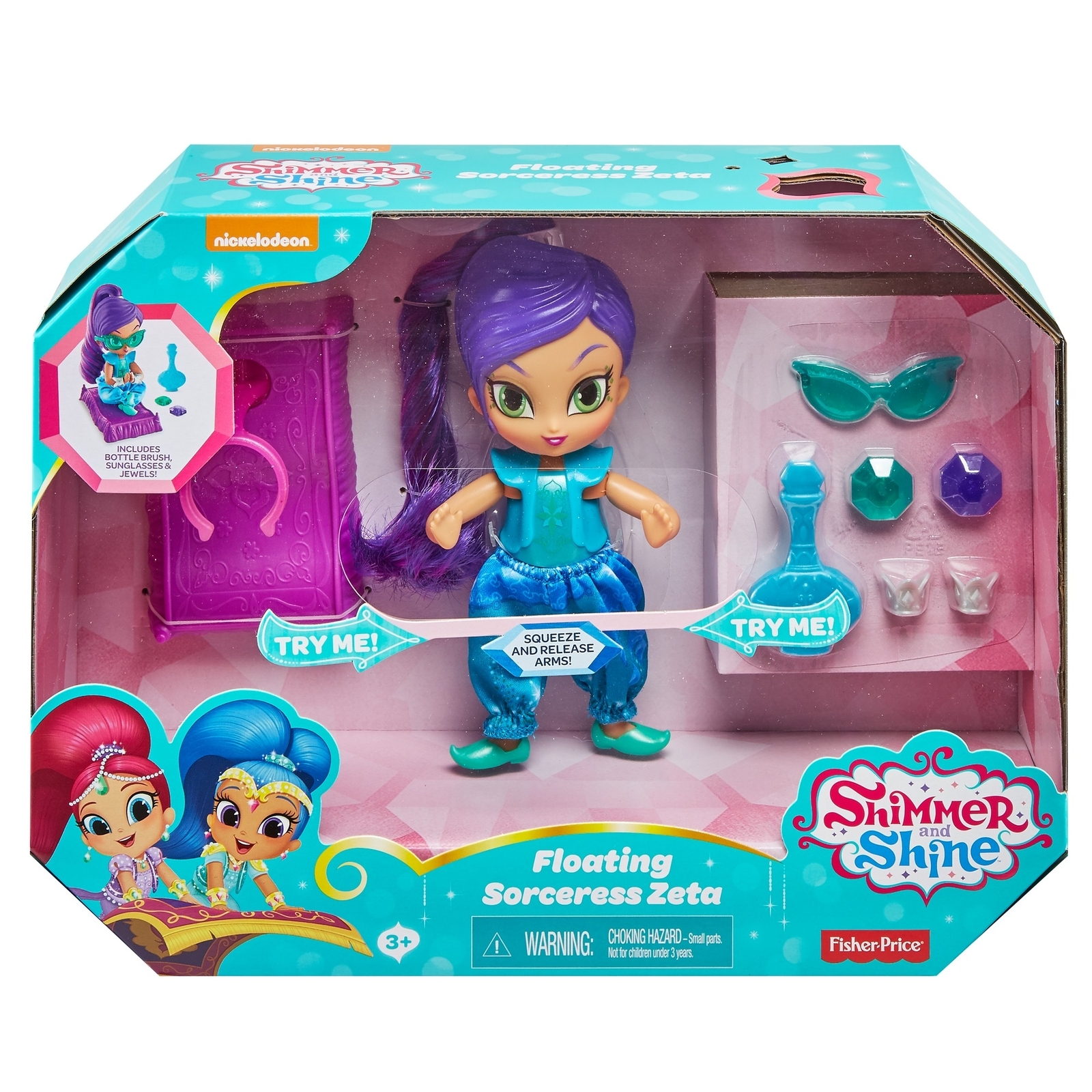 Фигурка Shimmer and Shine Колдунья Зета FPV47 FHN28 - фото 2