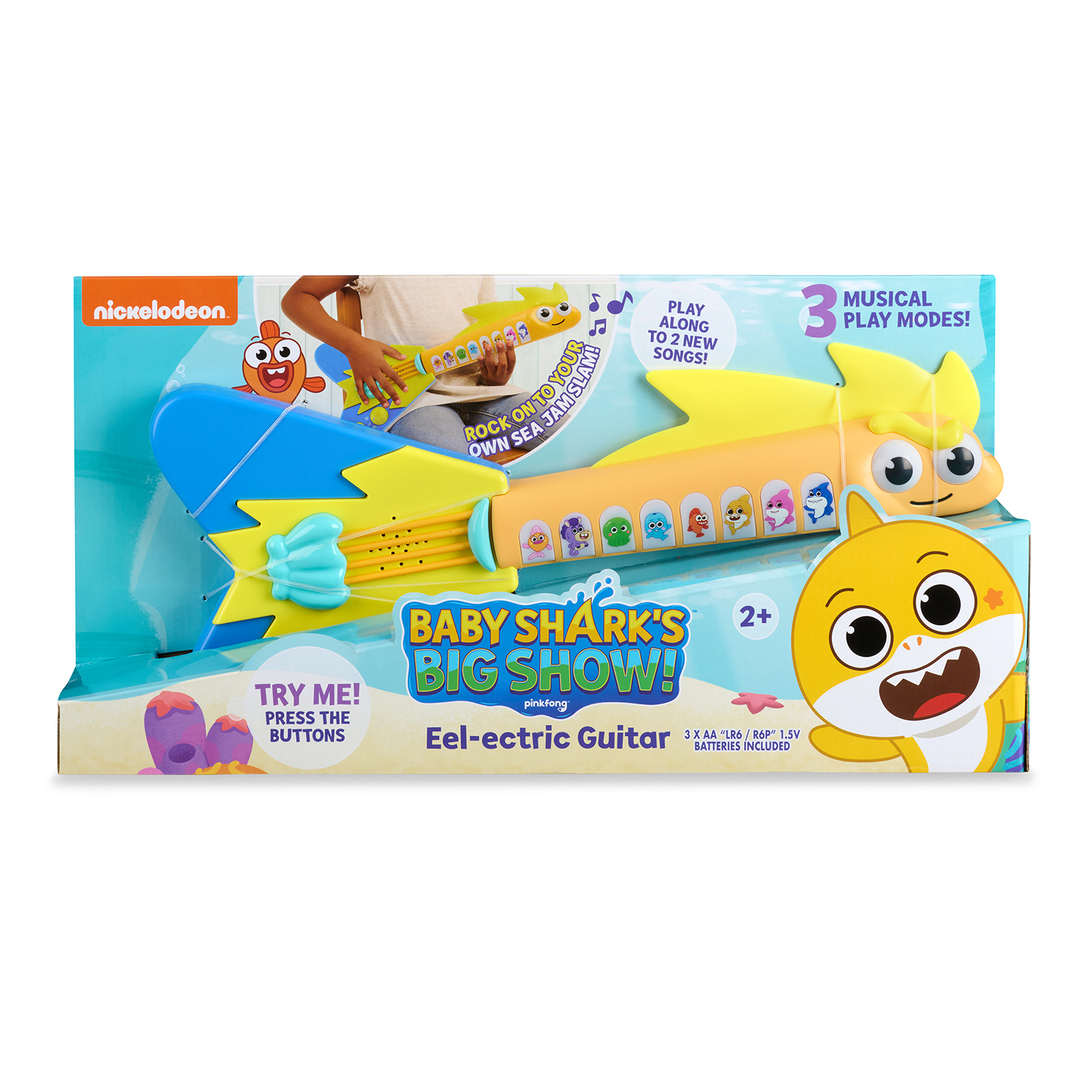 Интерактивная игрушка Wow Wee гитара Baby Shark 61334 - фото 10