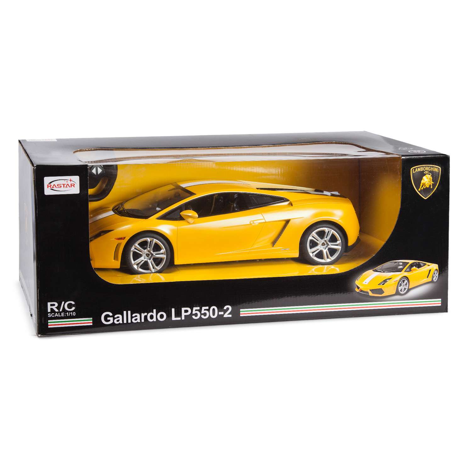 Машинка р/у Rastar Lamborghini LP550-2 1:10 желтая - фото 3