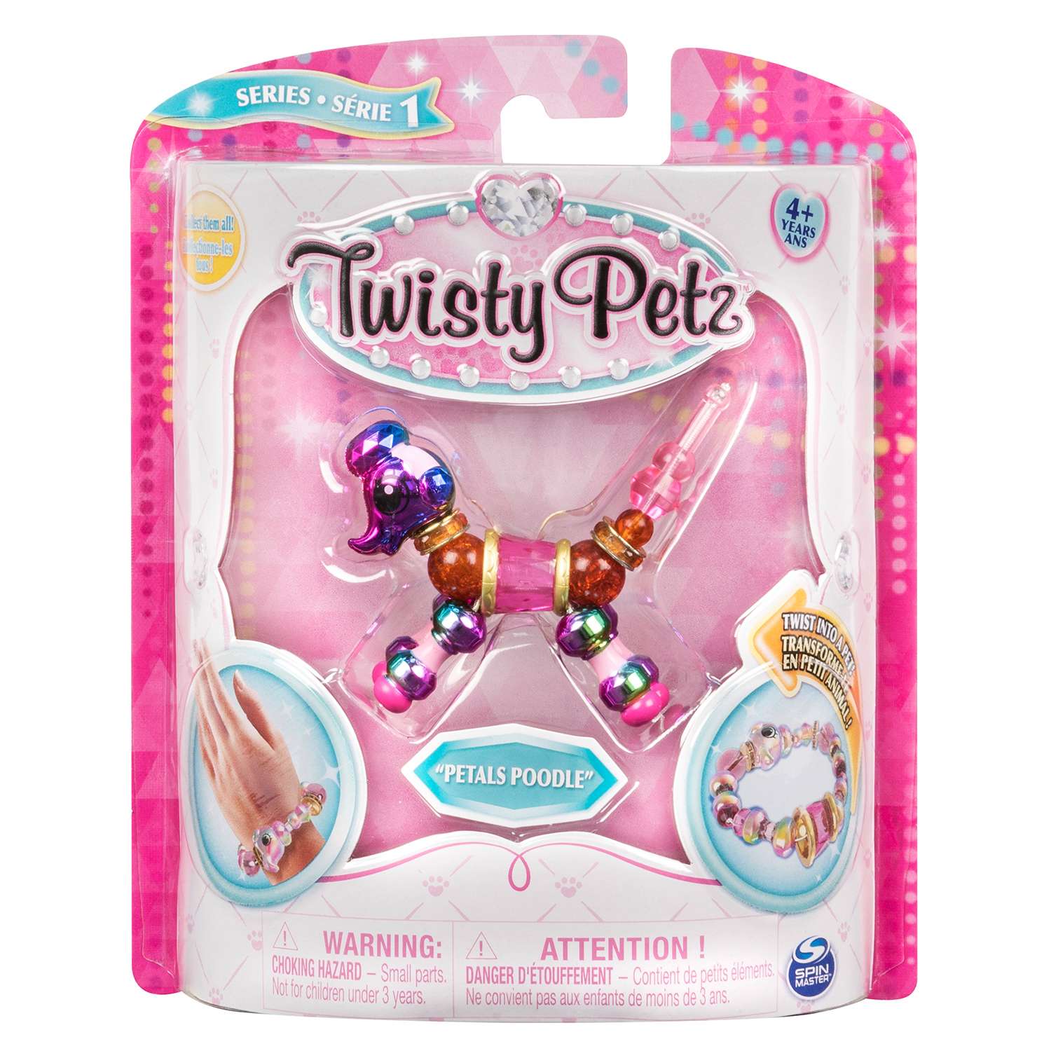 Набор Twisty Petz Фигурка-трансформер для создания браслетов Petals Poodle 6044770/20104542 - фото 1