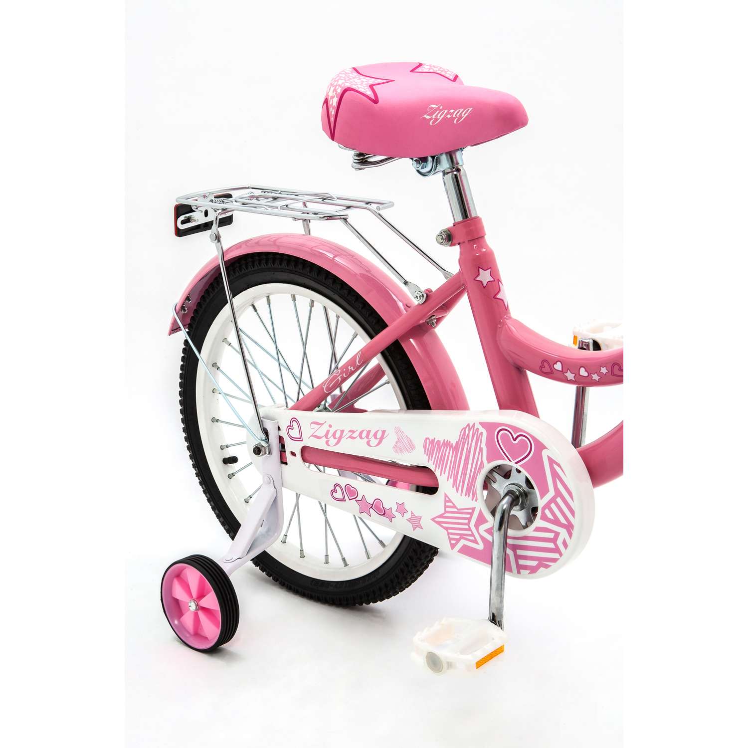 Велосипед ZigZag GIRL розовый 18 дюймов - фото 4