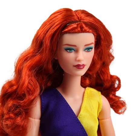 Кукла Barbie Looks с кудрявыми рыжими волосами HJW80
