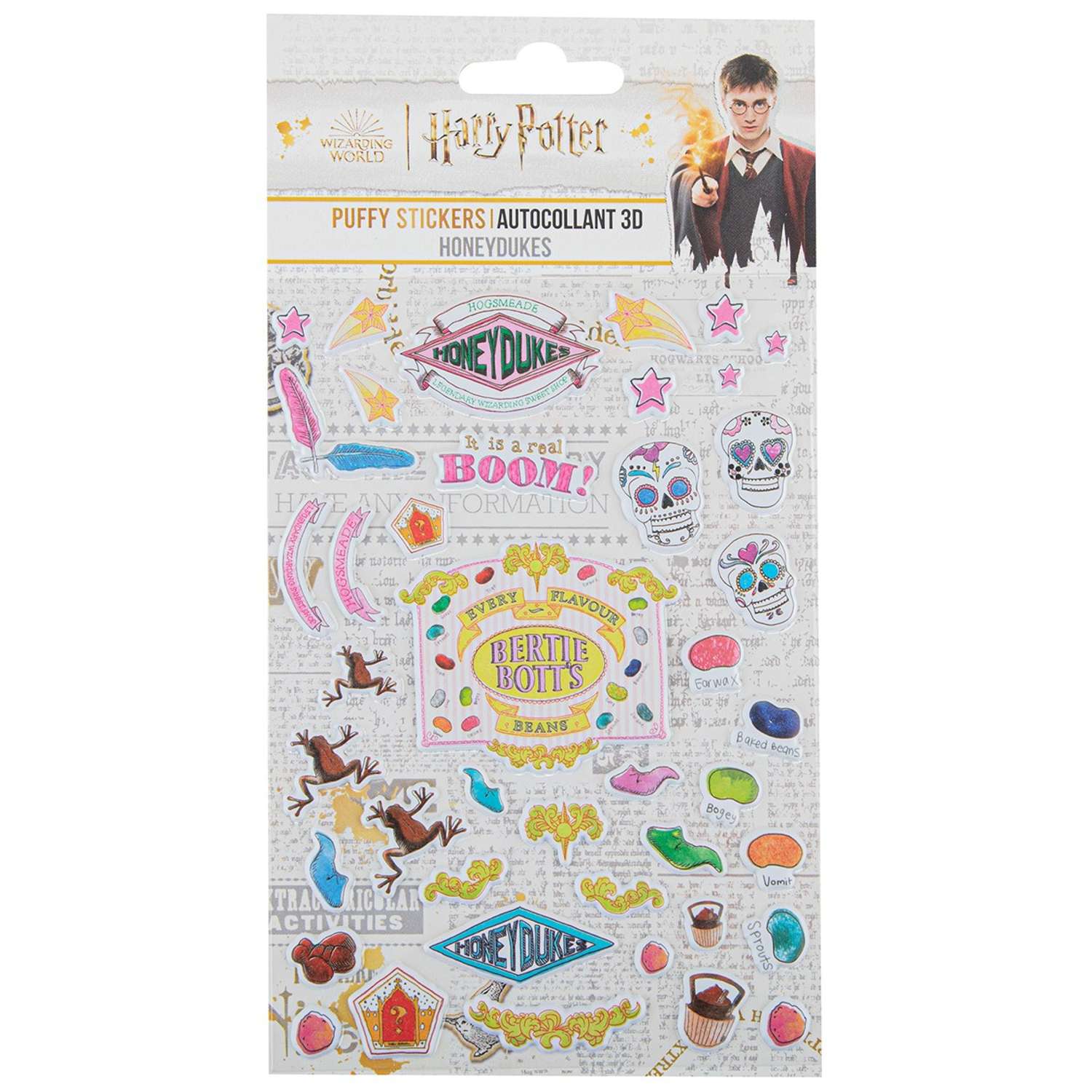 Стикеры Harry Potter объемные Волшебные сладости 42 шт - фото 1